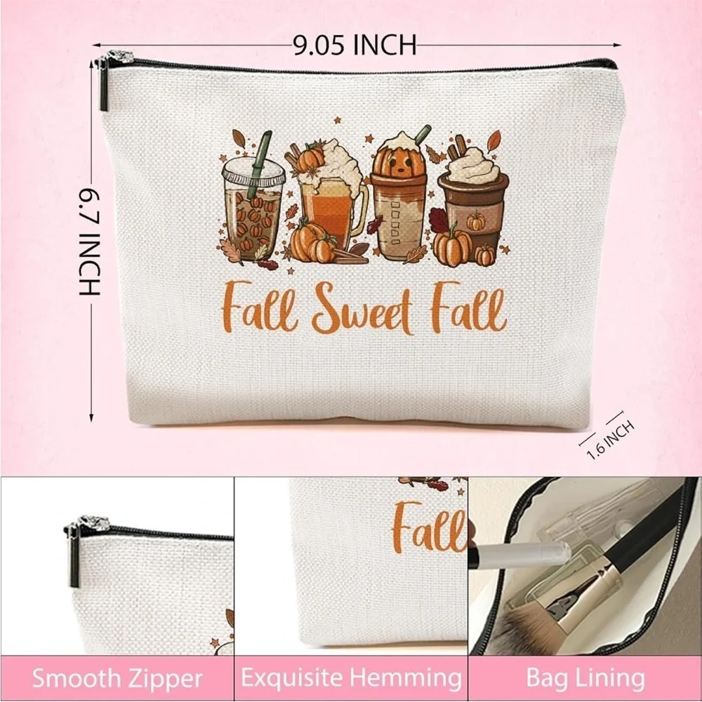 Fall Sweet Fall Cosmetic Pouch